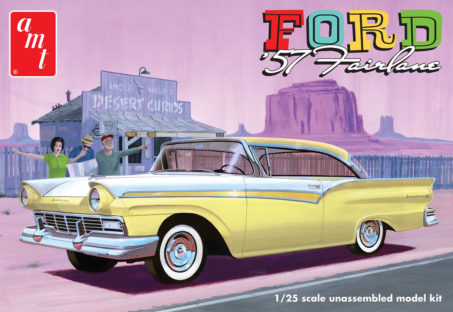 AMT 1:25 1957 Ford Fairlane Hardtop