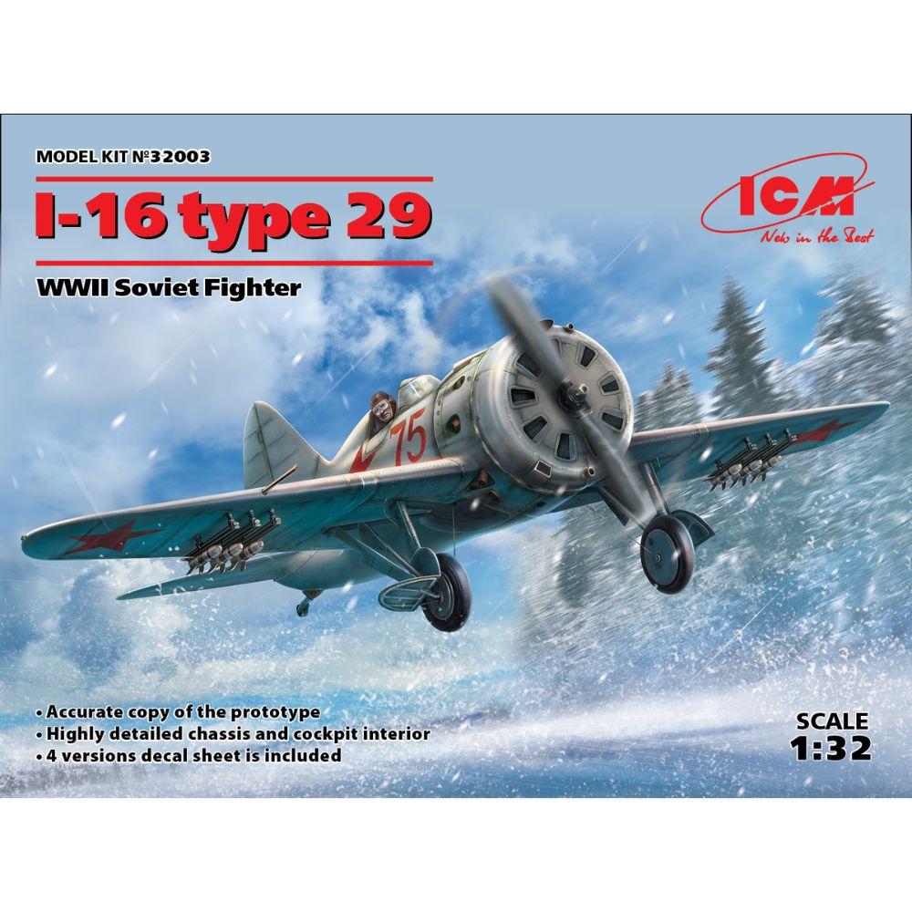 ICM 1:32 I-16 Type 29 Soviet Fighter