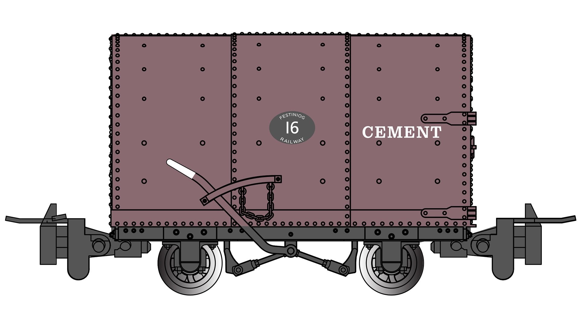 Bachmann Gunpowder Wagon - Ffestiniog Cement #16