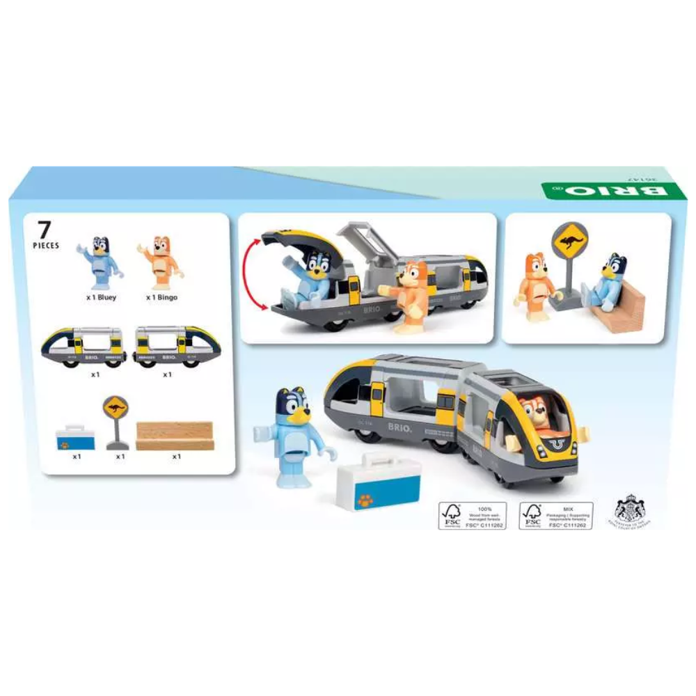 BRIO Bluey Train 7 pieces