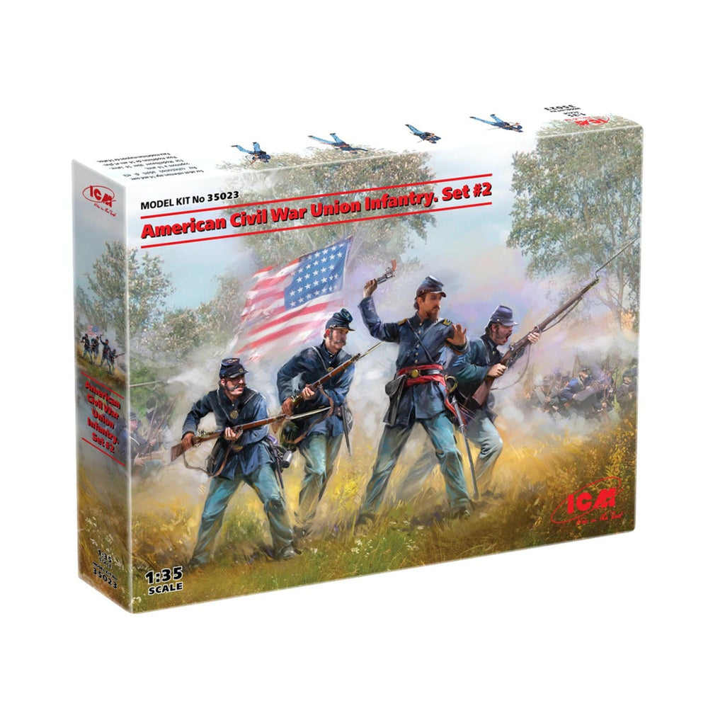 ICM 1:35 American Civil War Union Infantry Set #2