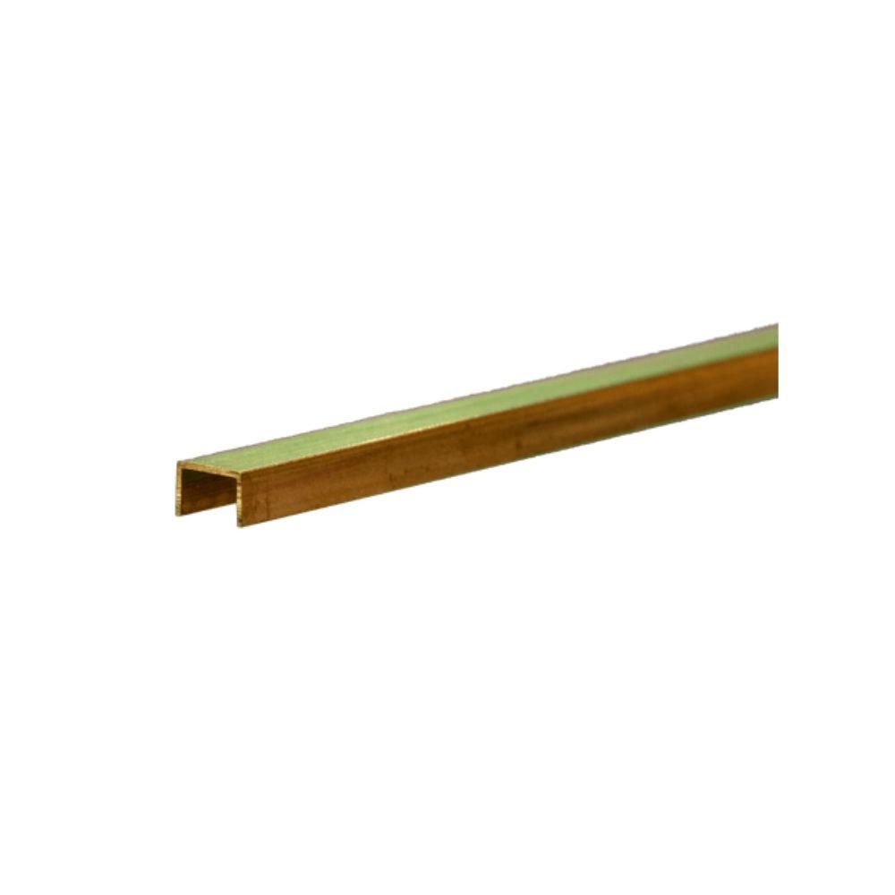 KS Metals Brass Channel 3/16 X 300Mm (1Pc)