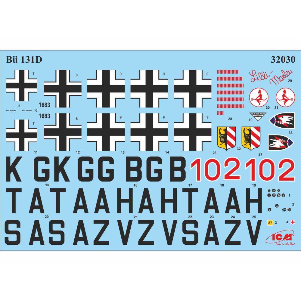 ICM 1:32 Bücker Bü 131D