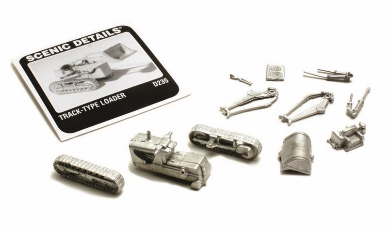 Woodland Scenics Track Type Loader Cat 6Sc Det, HO Scale