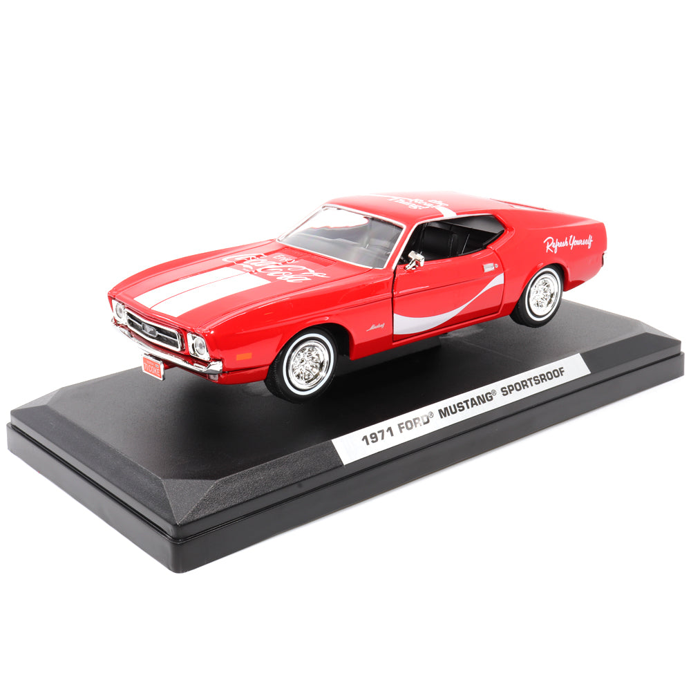 Motorcity Classics 1:24 1971 Coca Cola Ford Mustang Sportsroof