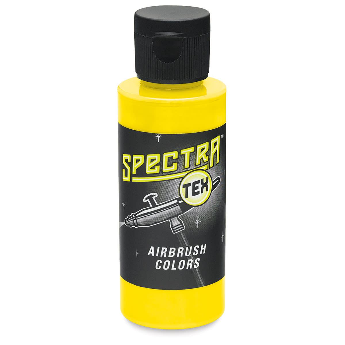 Badger SpectraTex Brilliant Yellow 60ml-Pro Airbrush Artist Paint