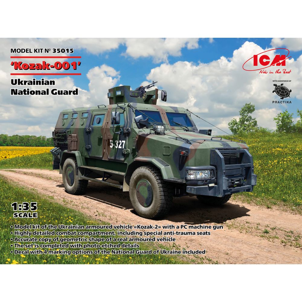ICM 1:35 Kozak 2 Ukrainian National Guard
