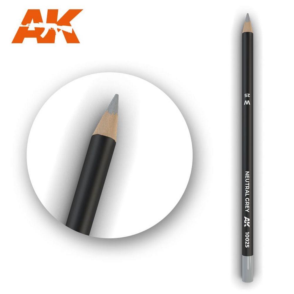 AK Interactive Watercolour Pencil Neutral Grey