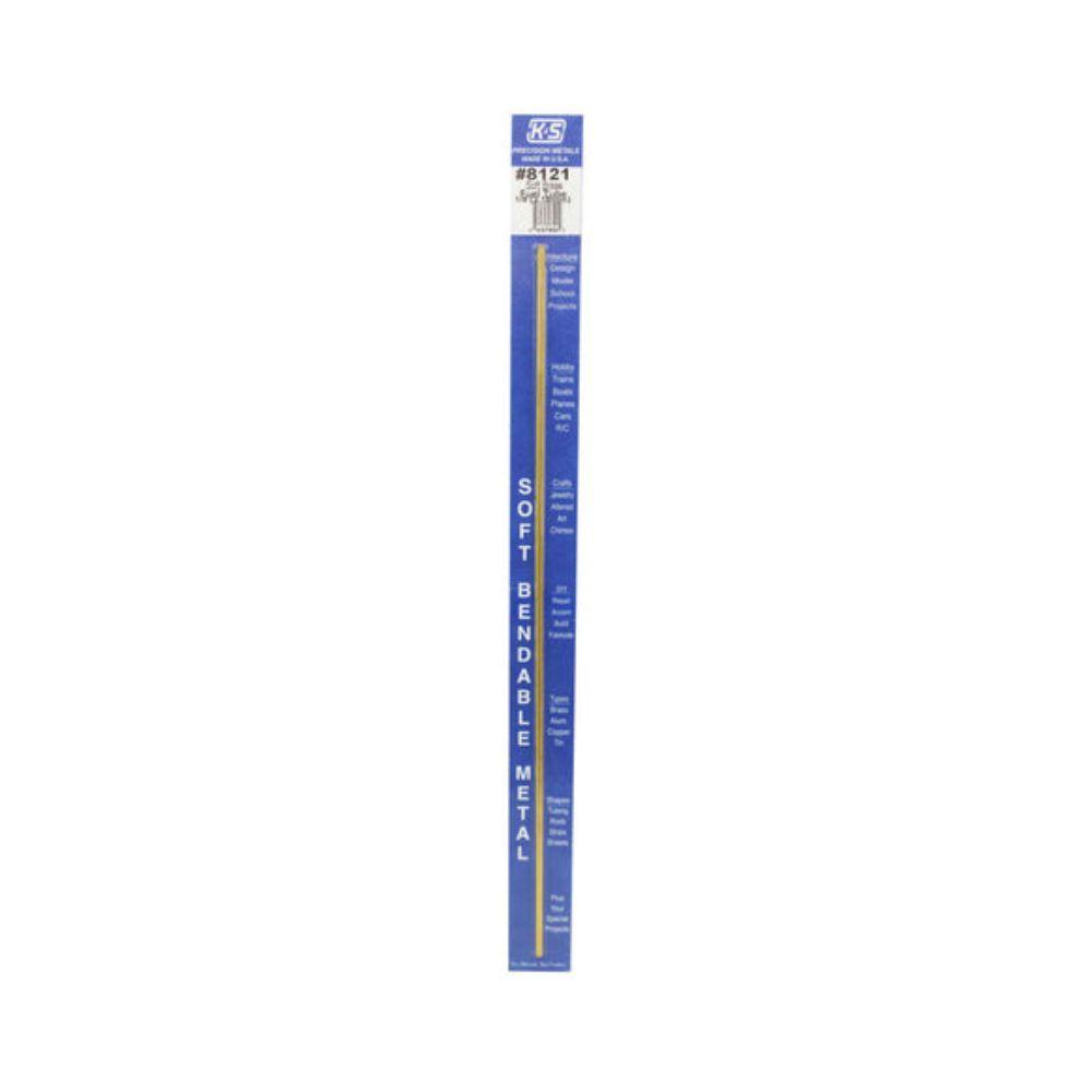 KS Metals 12 Soft Brass Fuel Tube 1/8(1)