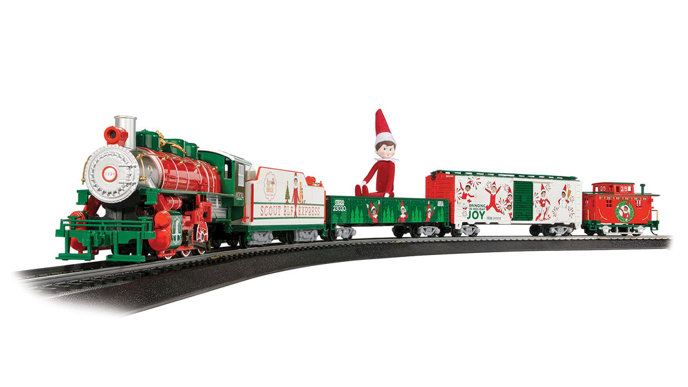 Bachmann Scout Elf Express, 0-6-0 SteamLoco w/Coal Tender, 3 cars HO