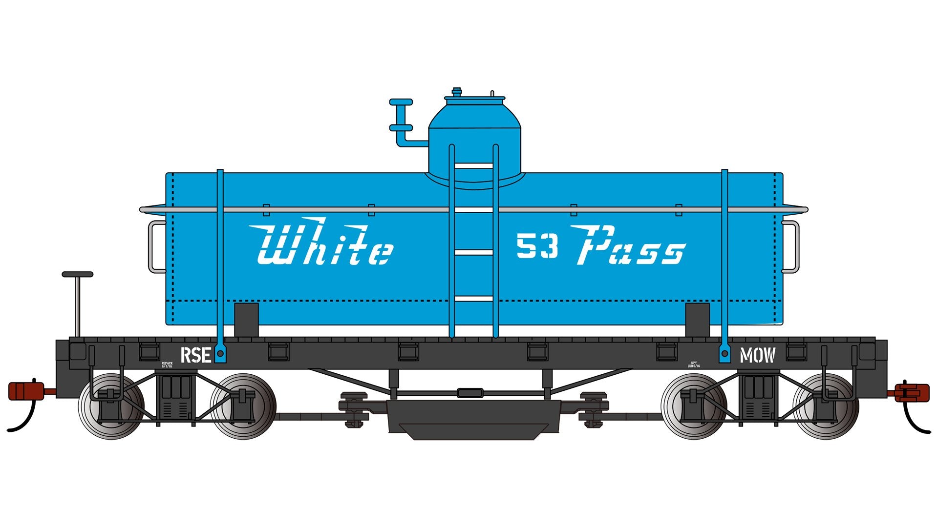 Bachmann White Pass&Yukon #53 (Blue)