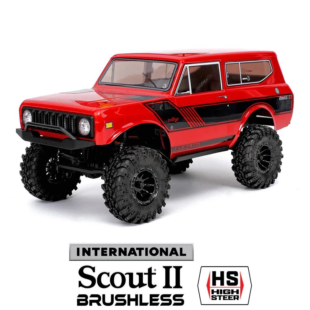 Redcat 1:18 EP Ascent Rock Crawler Brushless High Steer-Red