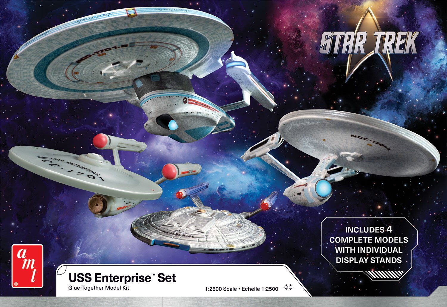 AMT 1:2500 Star Trek USS Enterprise Set