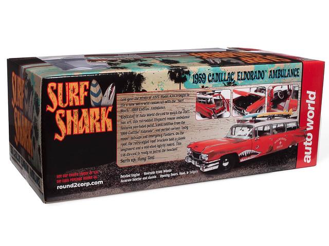 Autoworld 1:18 1959 Cadillac Eldorado Ambulance  Surf Shark