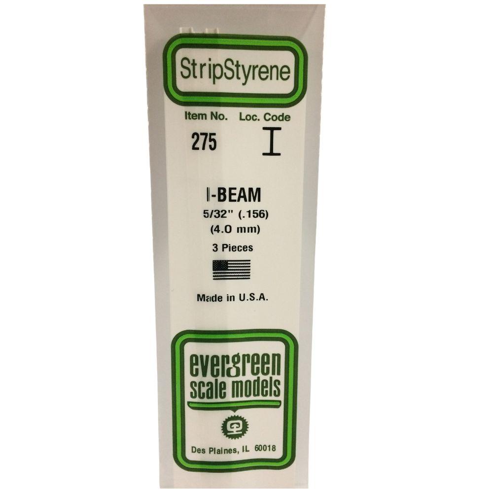 Evergreen Plastic I-Beam .156(4.0 Mm)-3
