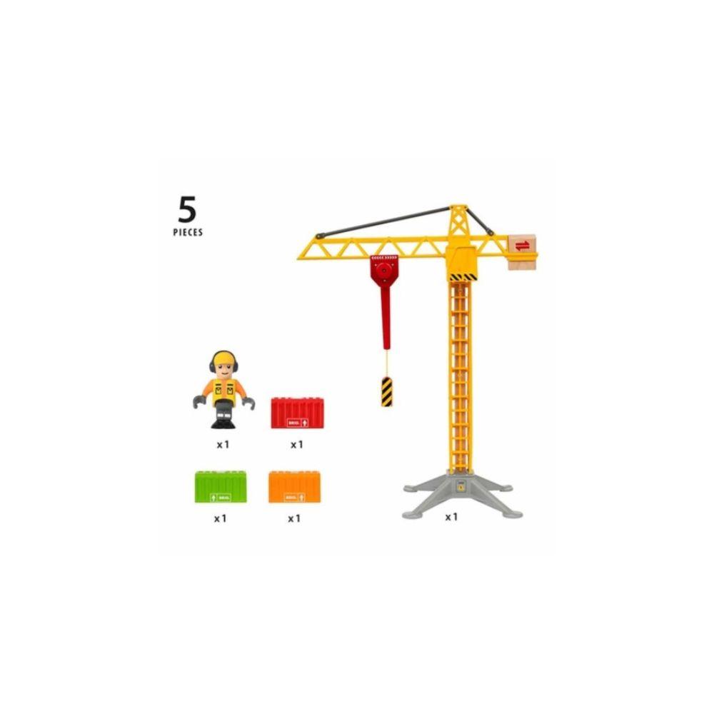 BRIO Construction Crane w Lights