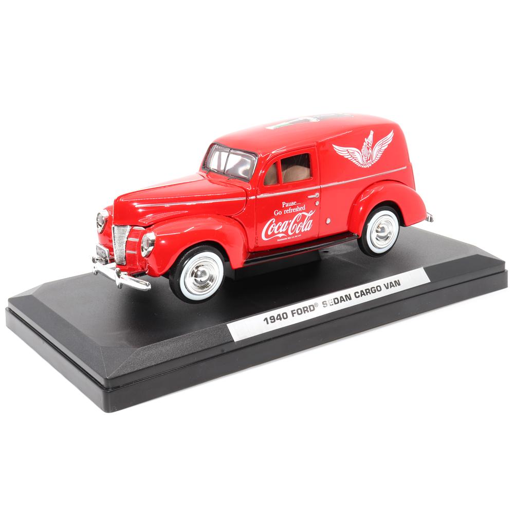 Motorcity Classic 1:24 1940 Coca Cola Ford Delivery Van w/ Cooler
