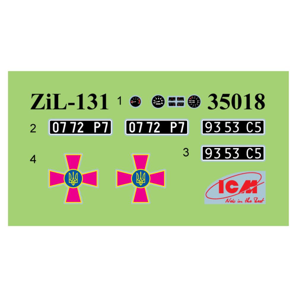 ICM 1:35 ZiL 131 with DshKMd crew