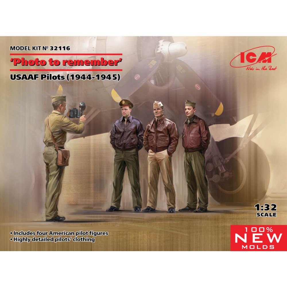 ICM 1:32 Photo to rememberUSAAF Pilots