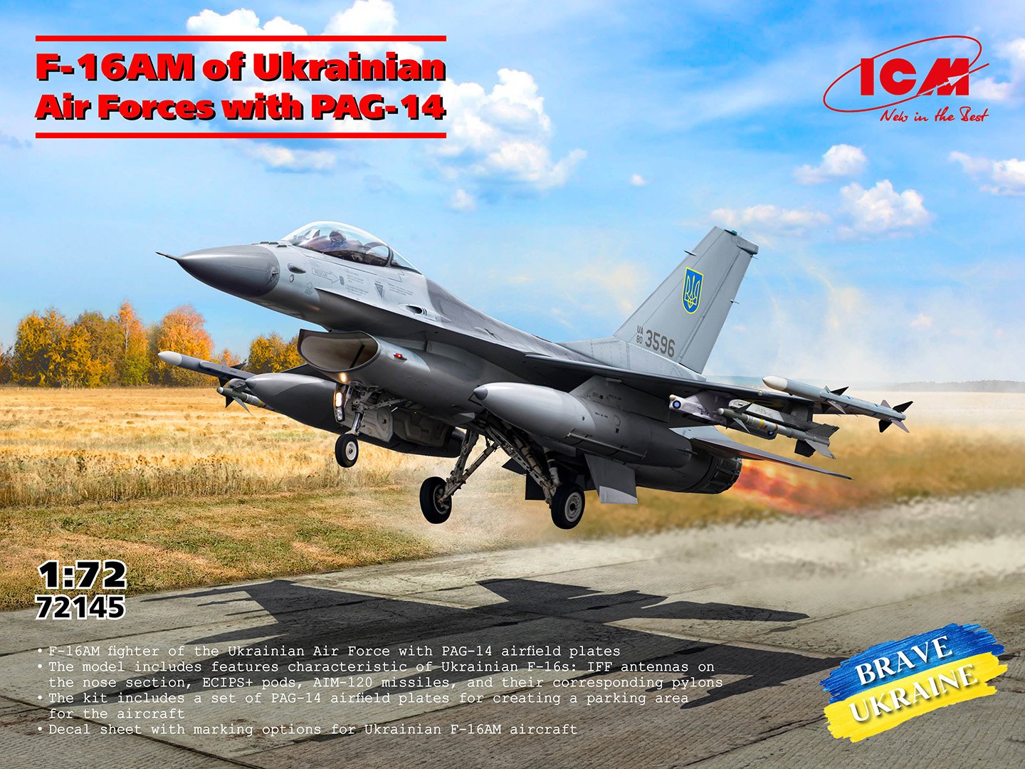 ICM 1:72 F-16AM PAG-14 Ukraine