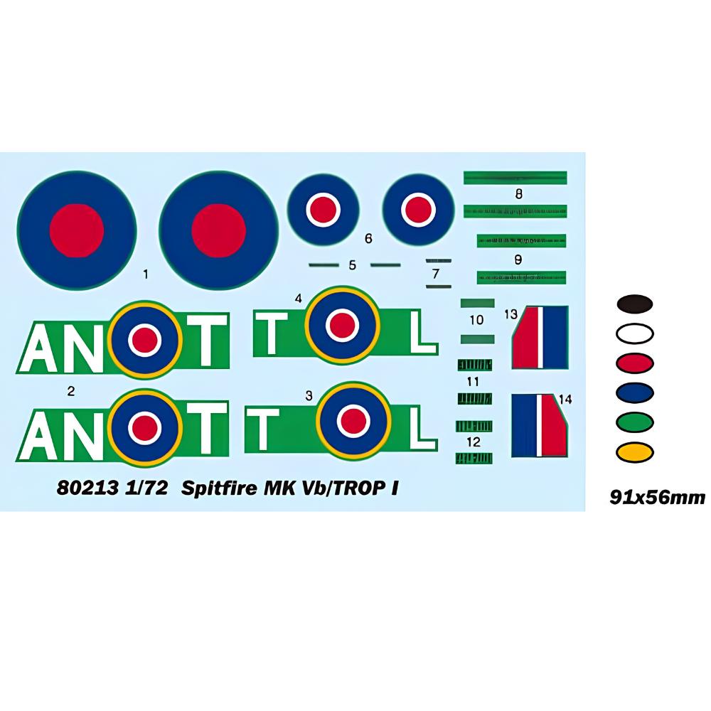 Hobbyboss 1:72 Spitfire Mk.Vb Trop