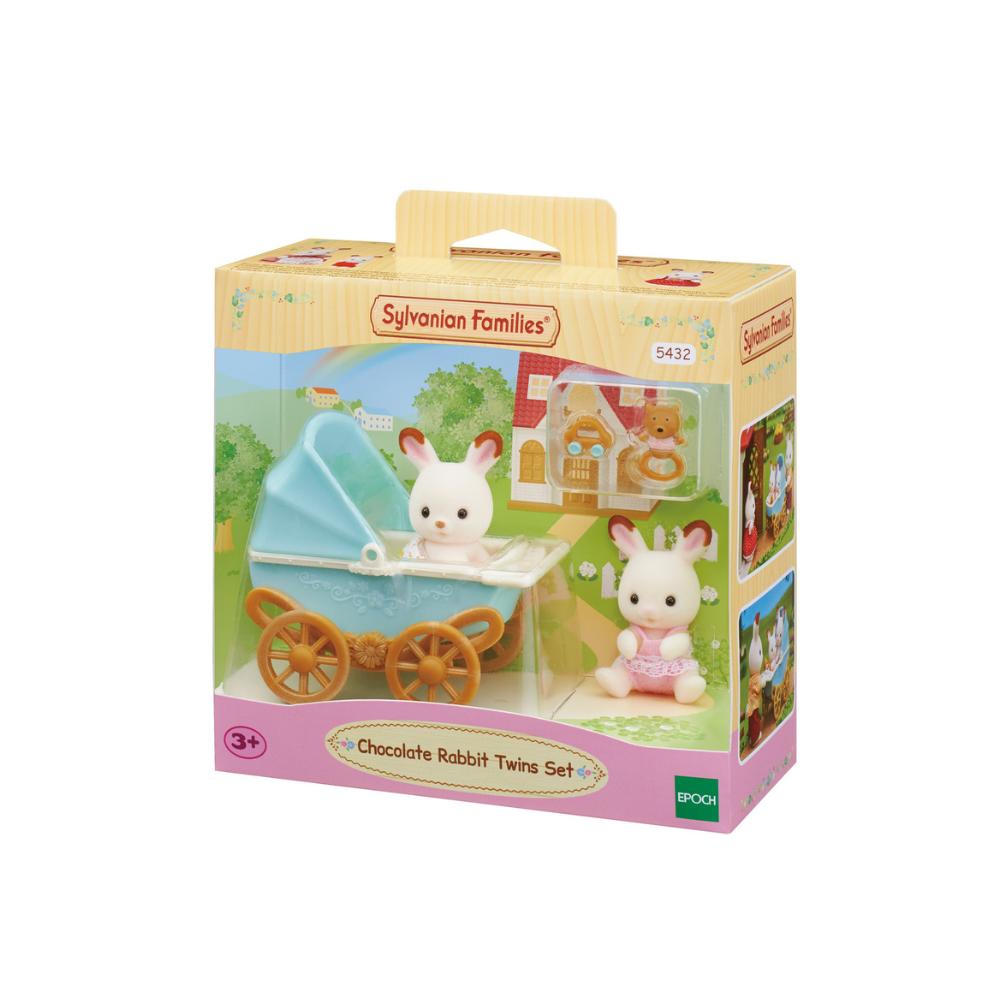 Sylvanian Families Chocolate Rabbit Twins Set