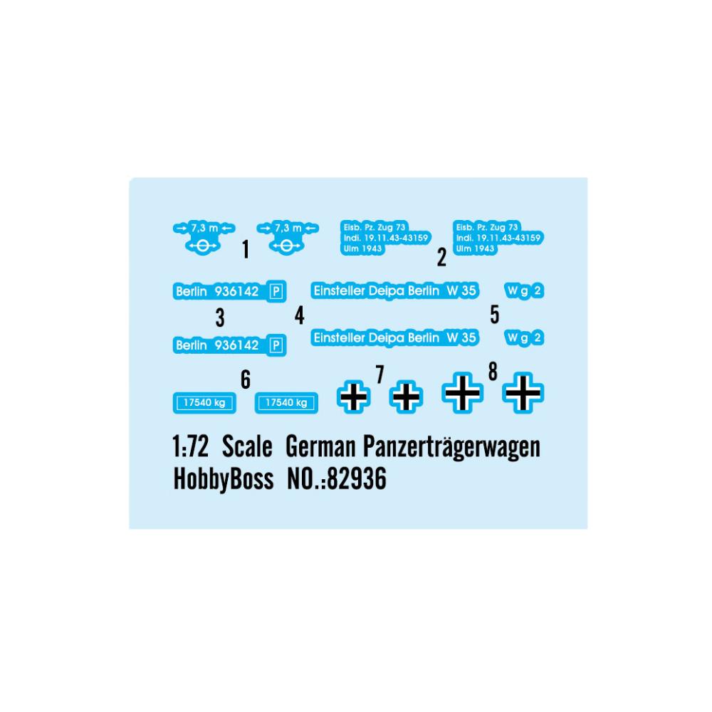 Hobbyboss 1:72 German Panzertragerwagen