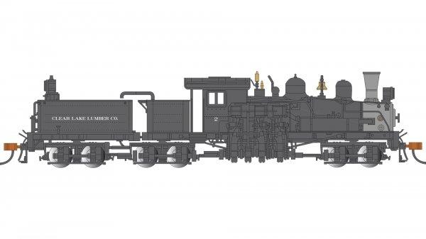 Bachmann Clear Lake Lumber Co. #2 - Steel Cab