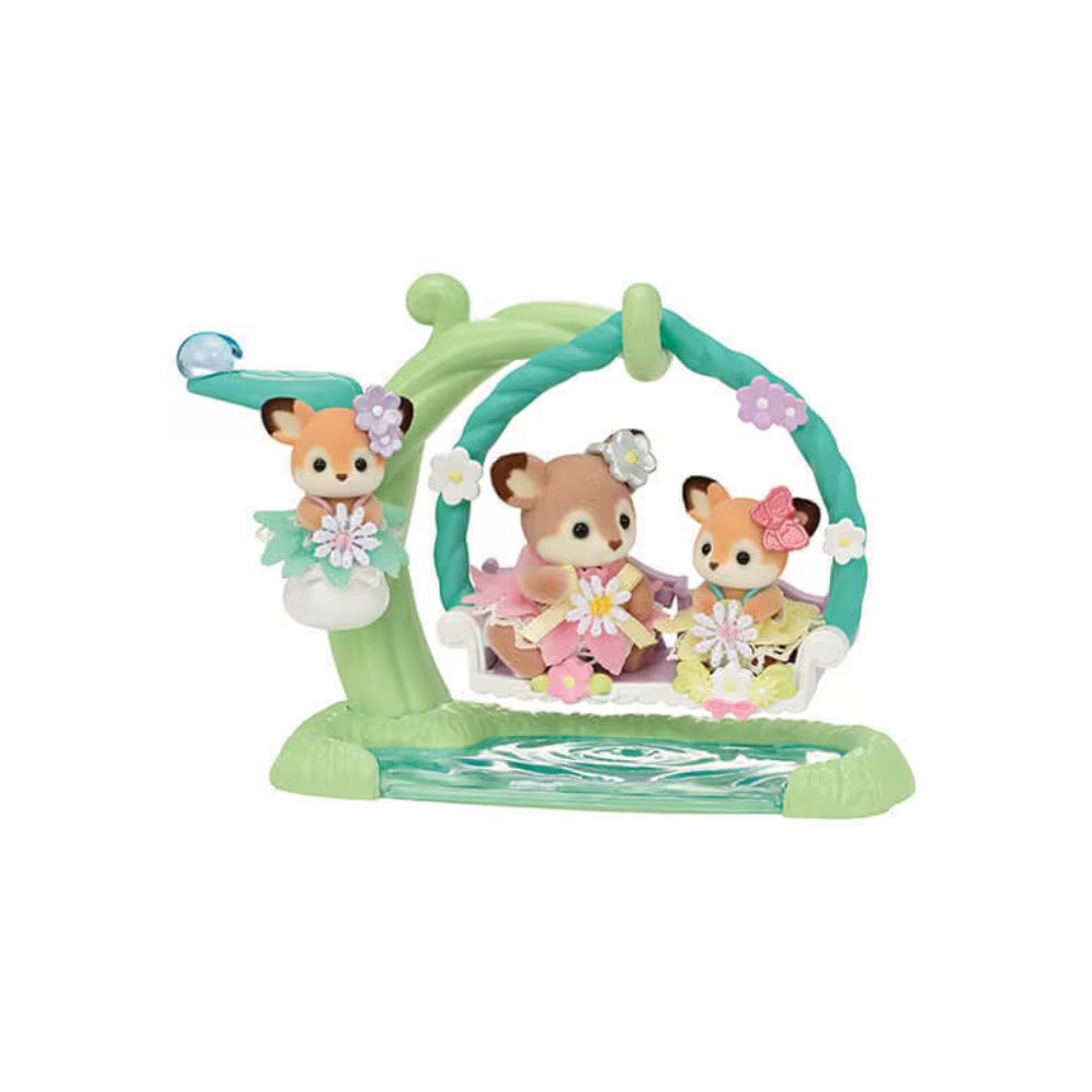 Sylvanian Families Deer Babies - FloralSwing Set