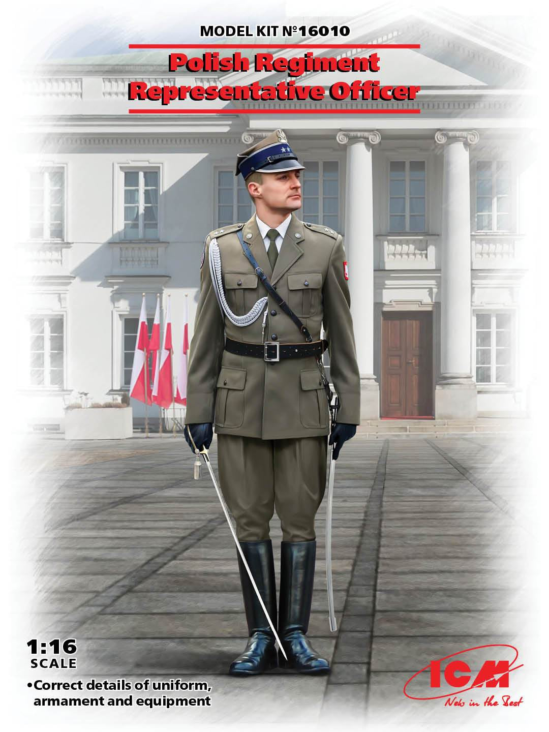 ICM 1:16 Polish Regiment Officer