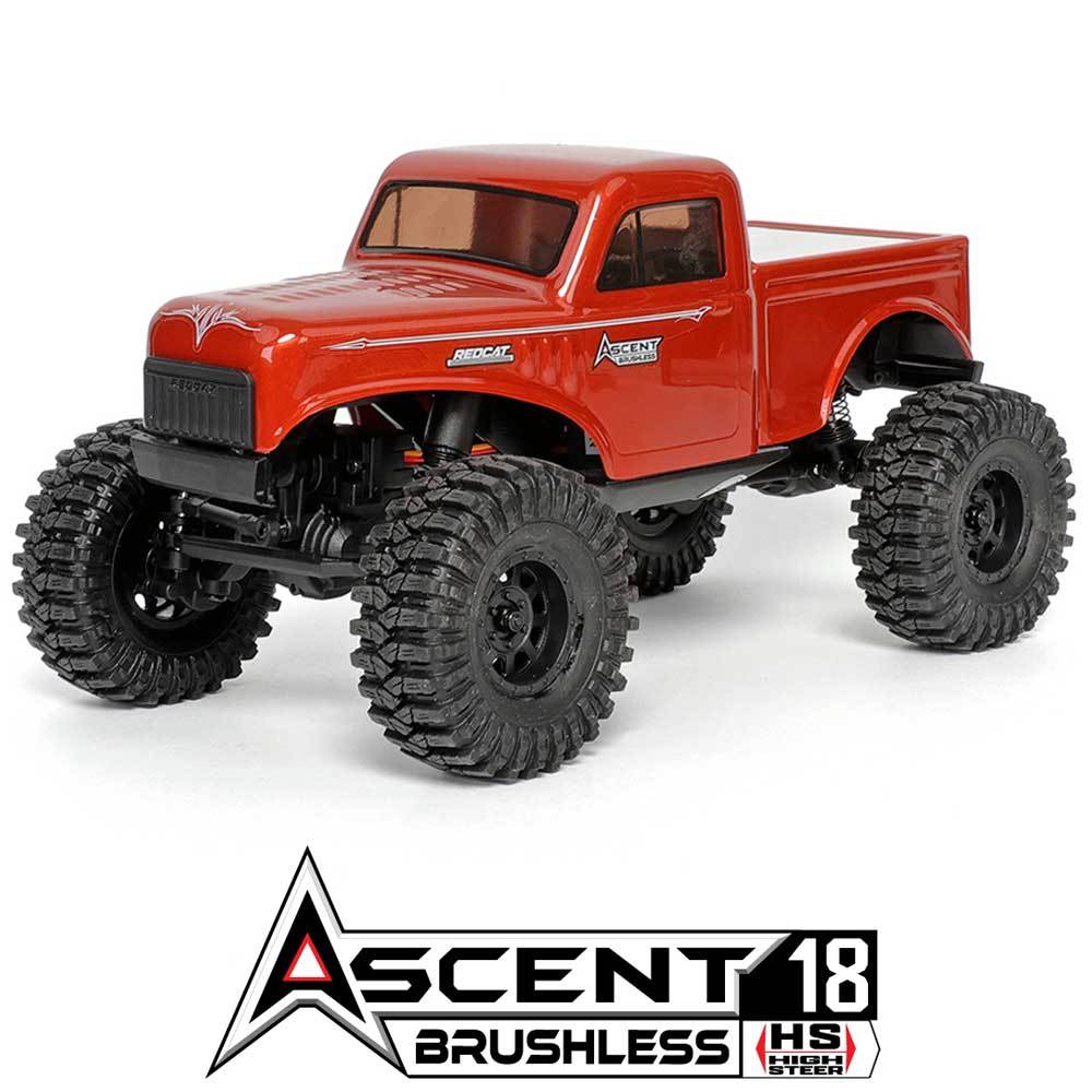 Redcat 1:18 EP Ascent Rock Crawler Brushless High Steer-Orange