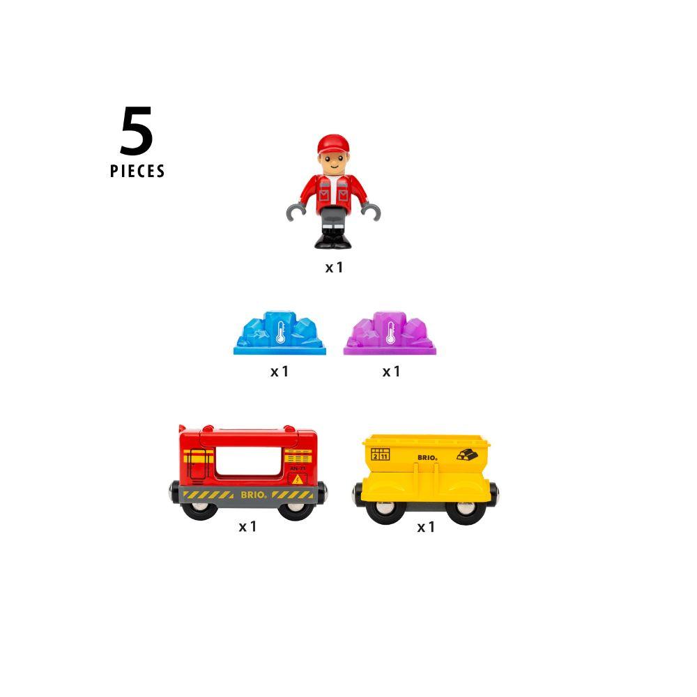 BRIO - Gemstone Cargo Train 5 pieces