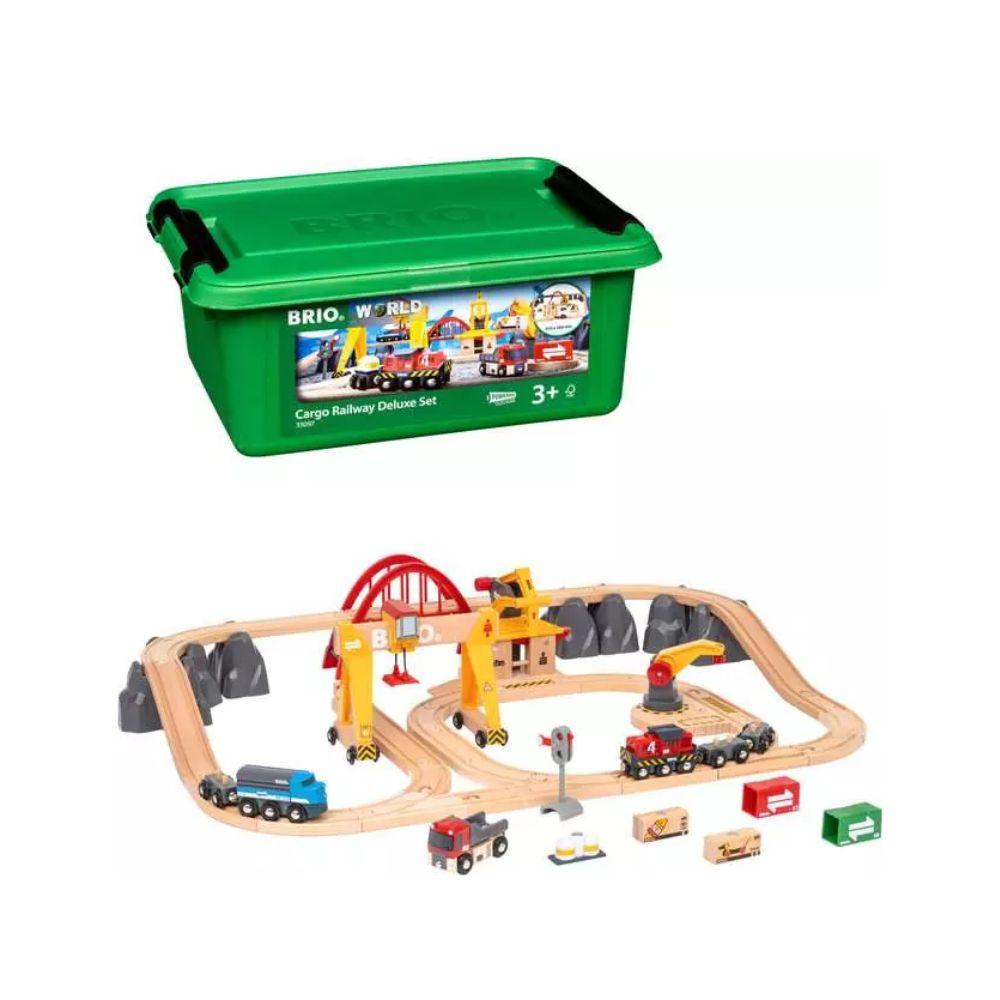 BRIO - Cargo Railway Deluxe Set 54 piece