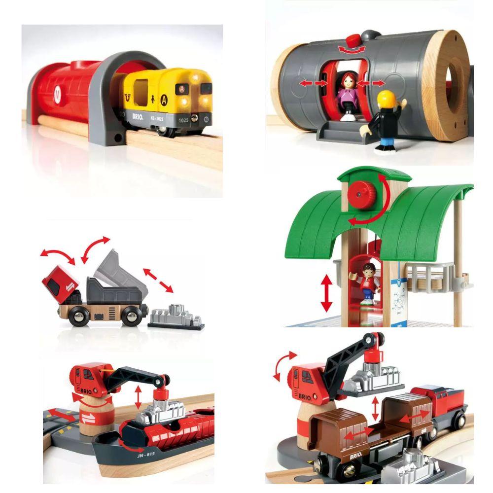 BRIO - Deluxe Railway Set 87 pieces