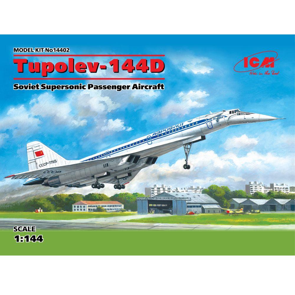 ICM 1:144 Tupolev-144D Svt. Psngr Aircraft