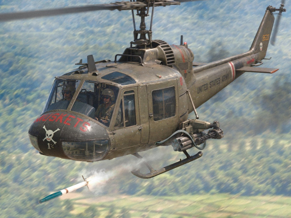 ICM 1:48 UH-1C Huey Gunship