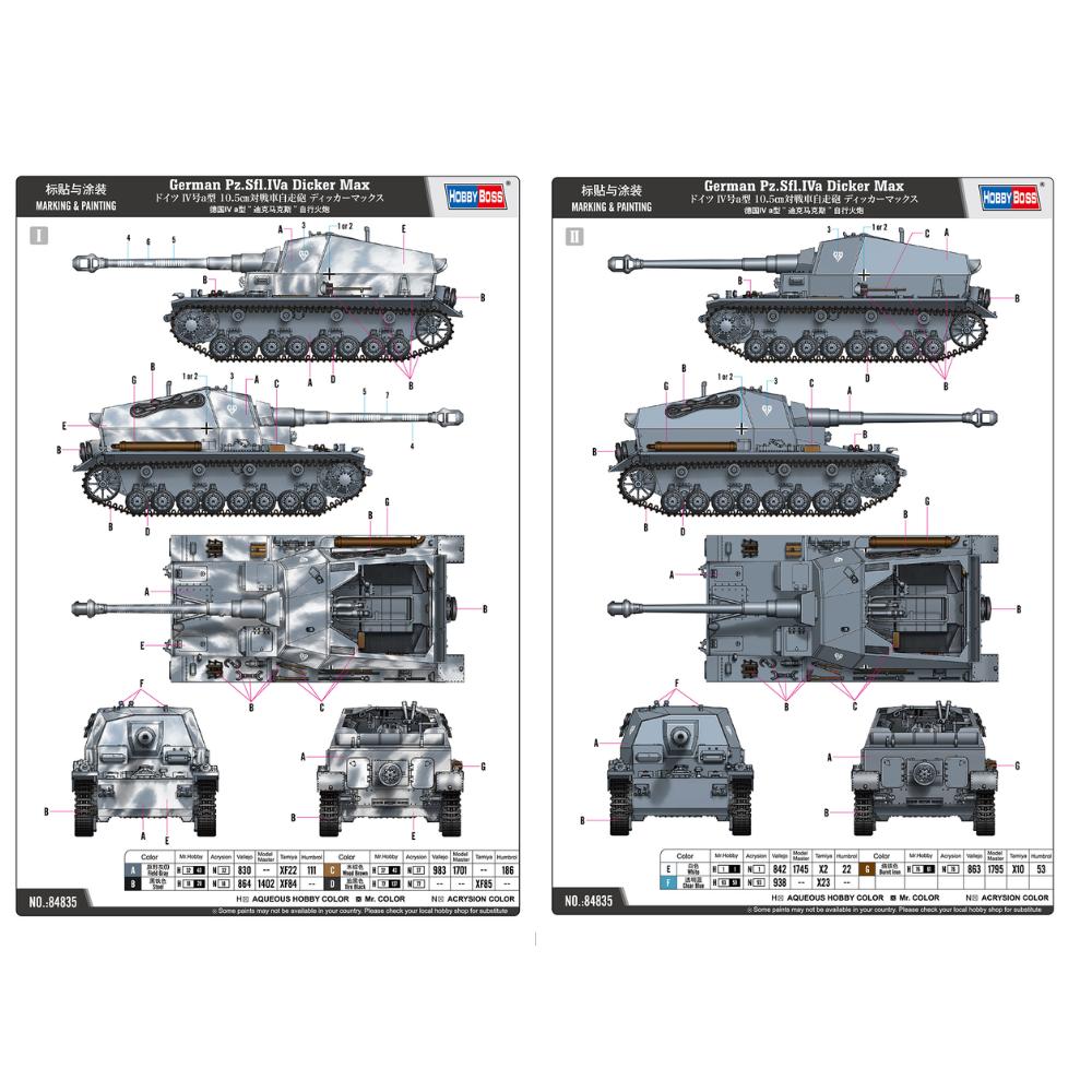 Hobbyboss 1:48 German Pz.Sfl.Iva Dicker-Max