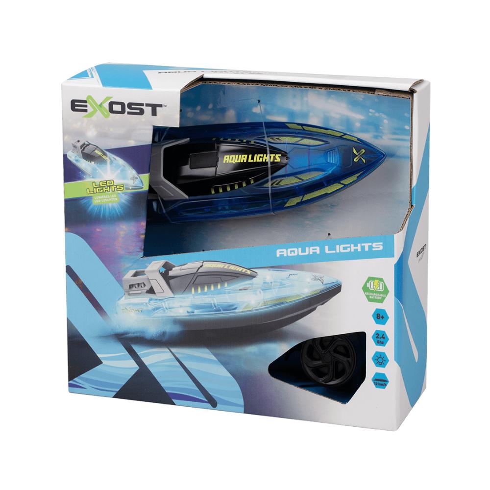 Exost Aqua Lights 1:18 RC Boat Remote Control 2.4Ghz