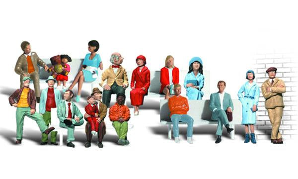 Woodland Scenics Ho Assorted Figures Economy Pk