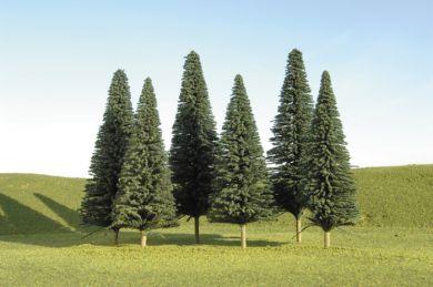 Bachmann 5"-6" Pine Trees, 6 pcs per pack
