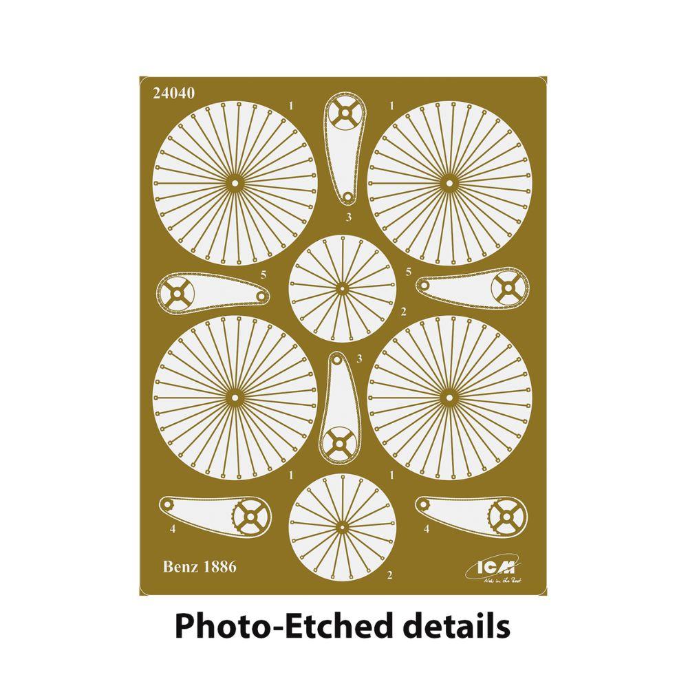 ICM 1:24 Benz Patent-Motorwagen 1886 With Mr
