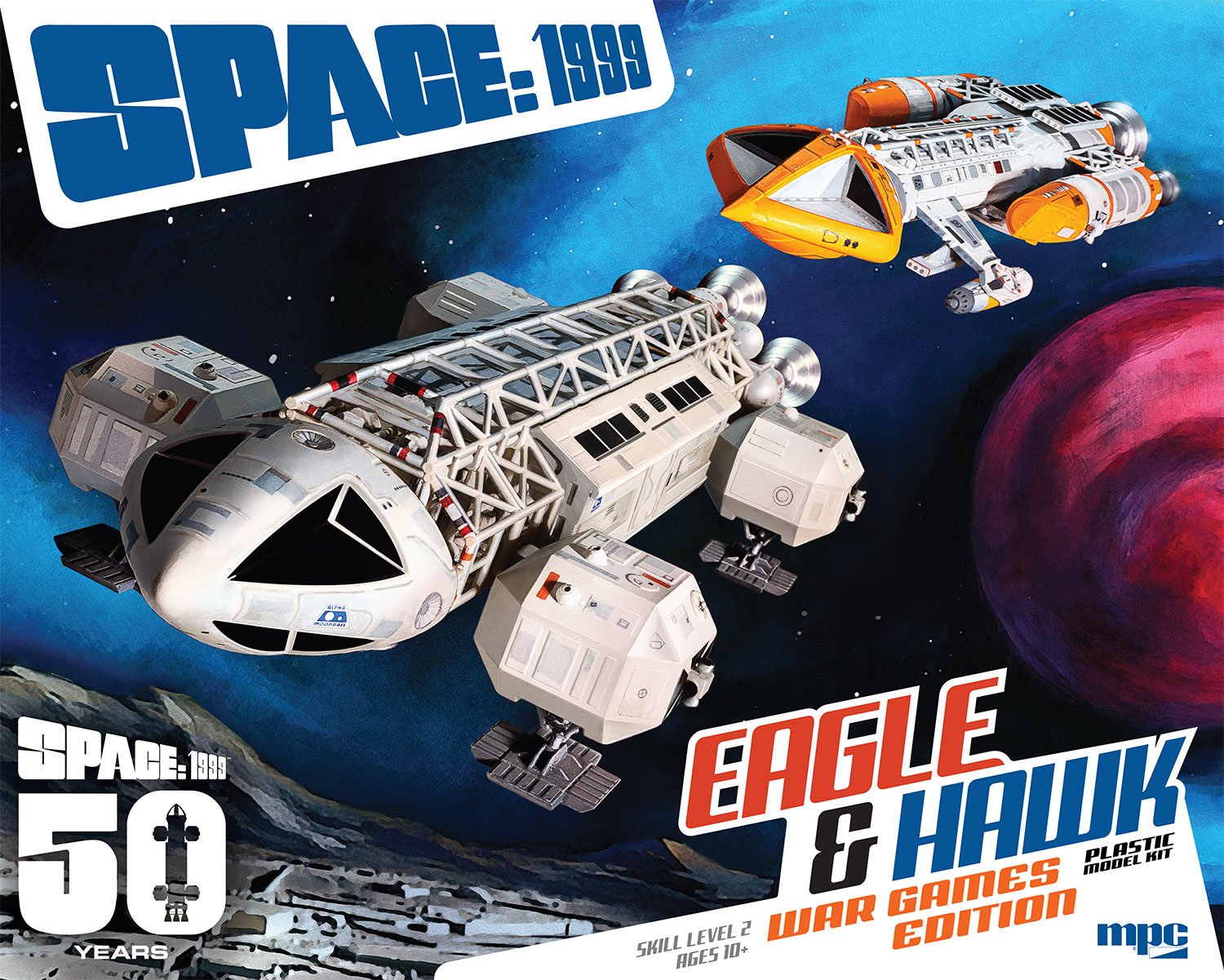 MPC Space:1999 Eagle and Hawk War Games-Edition