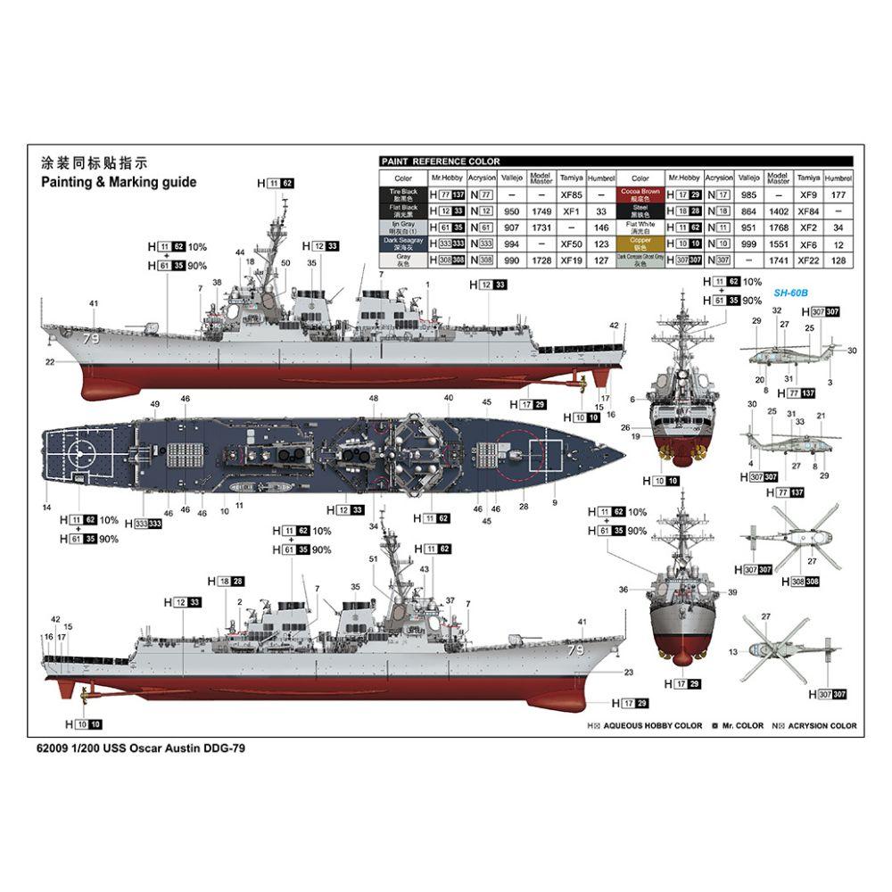 I Love Kit 1:200 USS Oscar Austin DDG-79