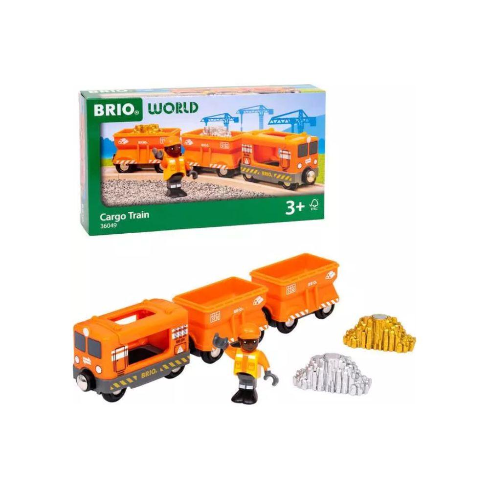 BRIO - Gold Cargo Train 6 pieces