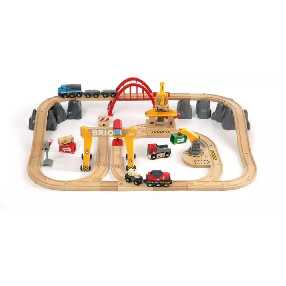 BRIO - Cargo Railway Deluxe Set 54 piece