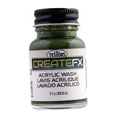 Create FX Acr Wash Olive Green 30Ml