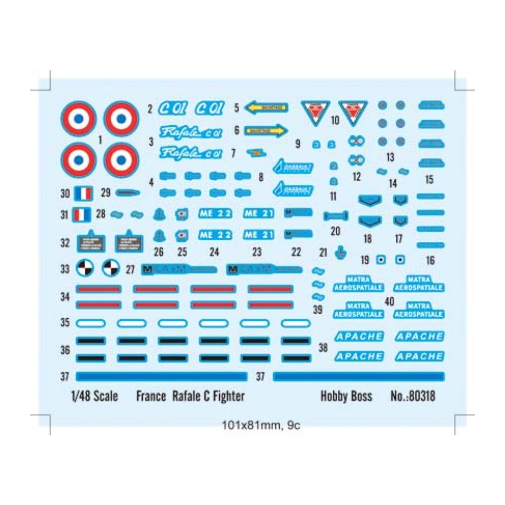 Hobbyboss 1:48 France Rafale C F