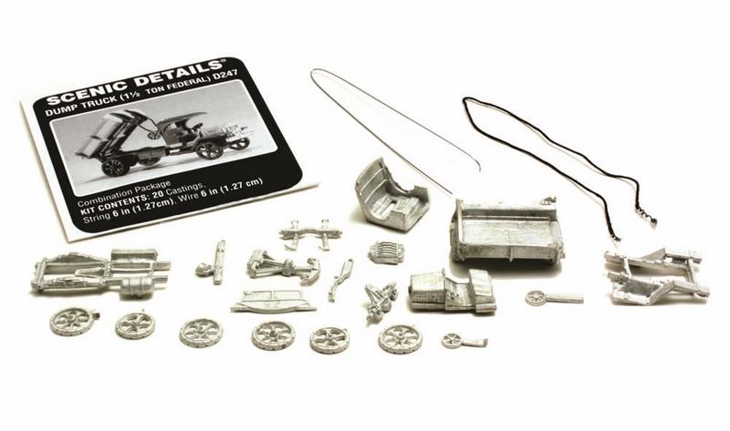 Woodland Scenics Dump Truck(1.5 Ton Federal) Sd, HO Scale