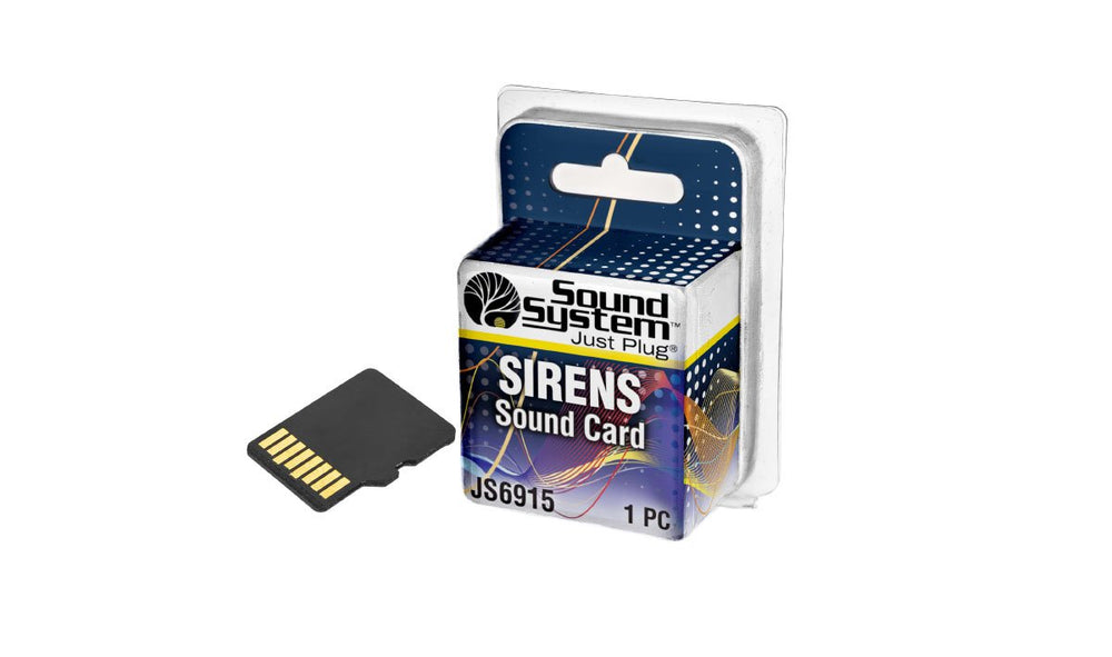 Woodland Scenics Sound Card Sirens