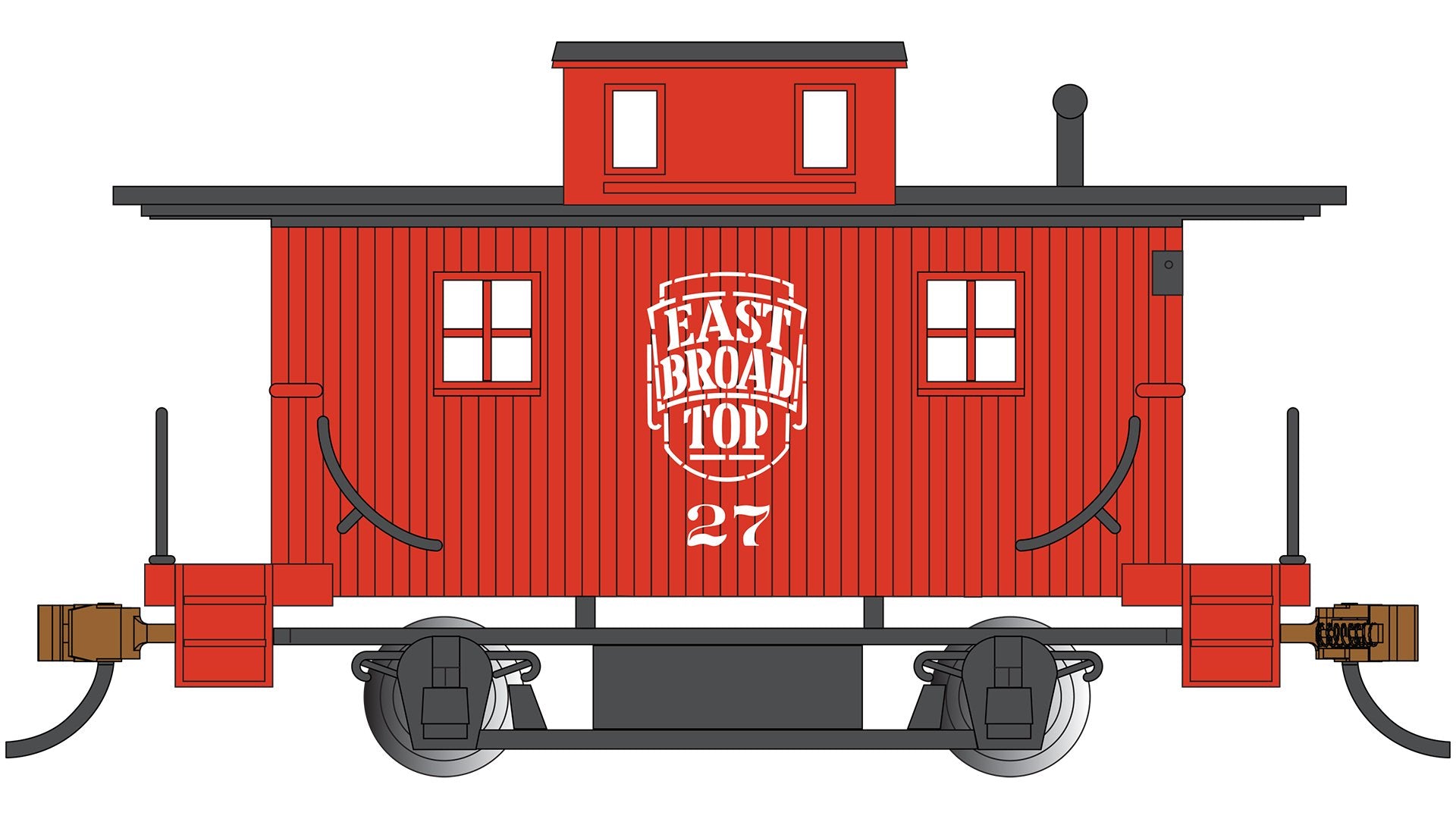 Bachmann East Broad Top #27 - Acorn Logo
